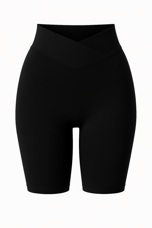 Women's High Waist Peach Hip Yoga Shorts